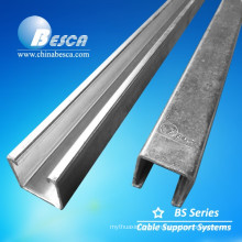 UL CE Electrical Hot Dip Galvanized Not Slotted Strut Channel Supplier